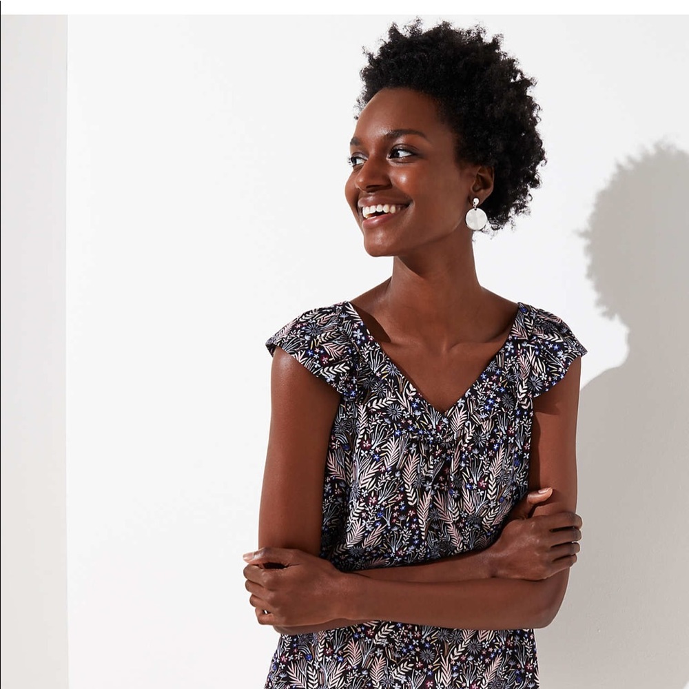 Loft floral meadow top